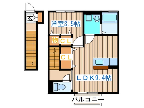 フォレスト上野山の物件間取画像